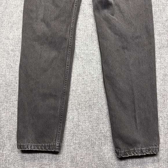 VTG Levis Silvertab Jeans Men 36x32 Black Straight And Narrow Denim USA Made 90s - Picture 13 of 13